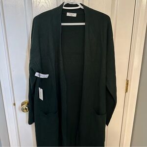 Aritzia babaton lance cardigan scarab